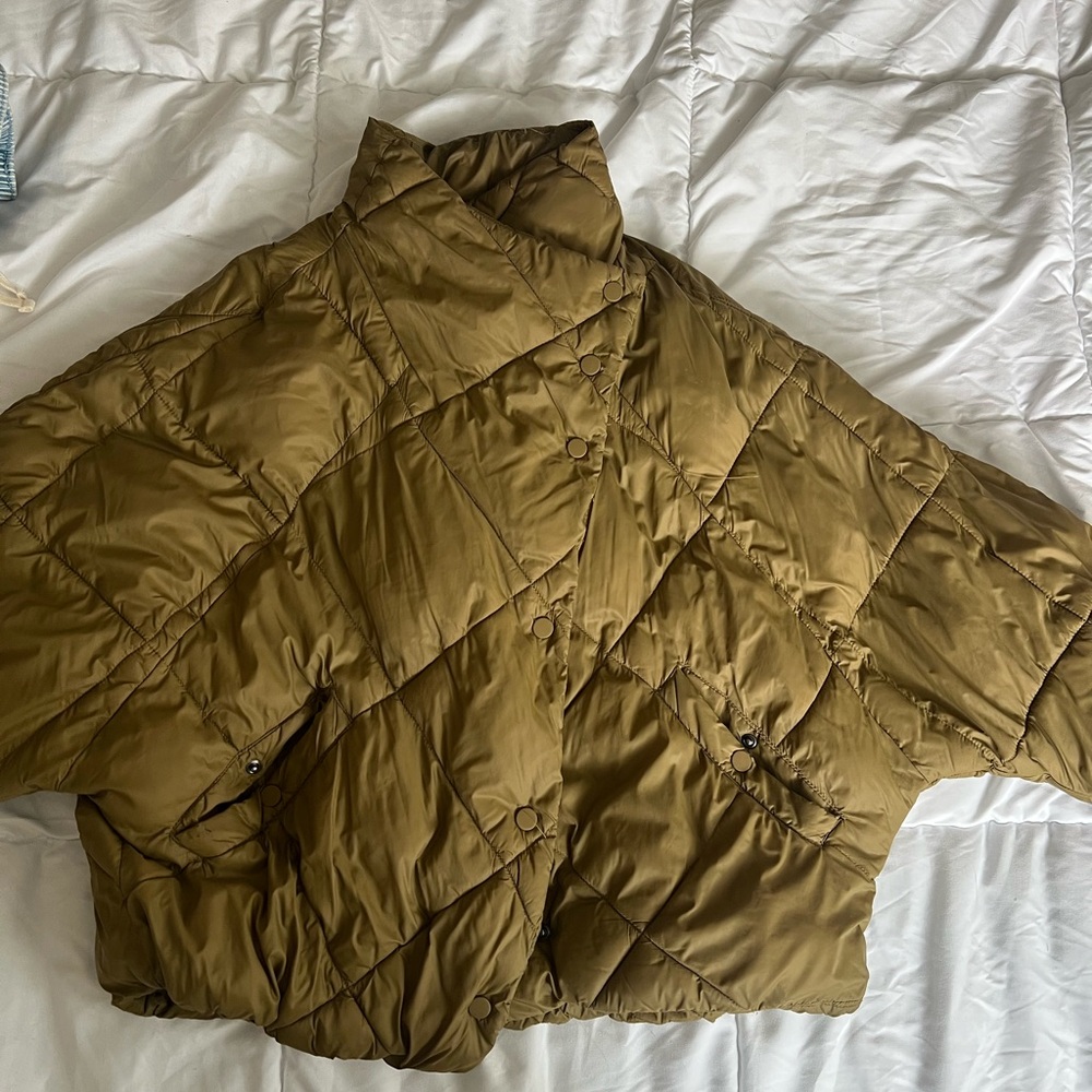 Zara Quilted oversized Puffer Jacket